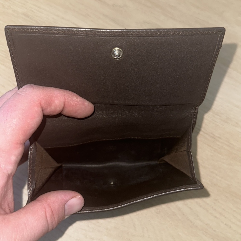 Burberry chocolate nova check compact wallet - Picture 6 of 11